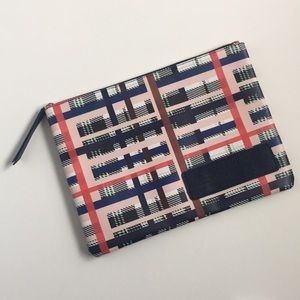 NWOT - MIRROR MIRROR - Multicolored Plaid Bag
